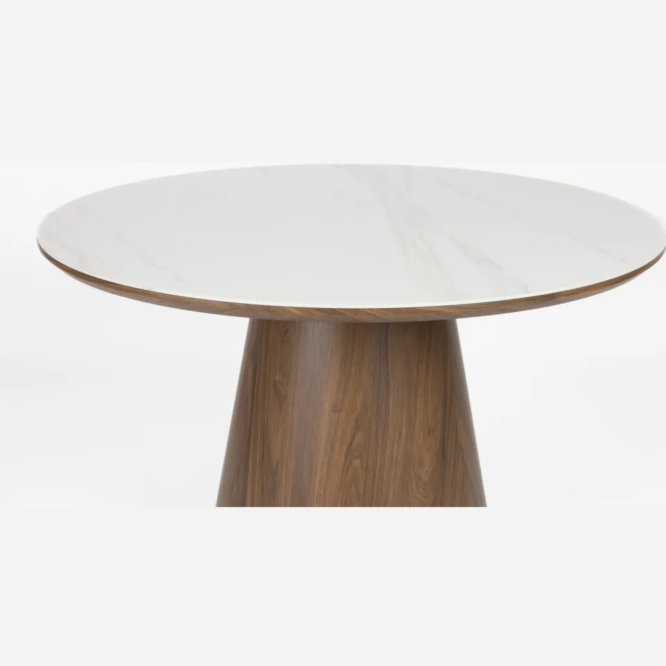 ZILT ronde eettafel Nathen walnoot, foto 7