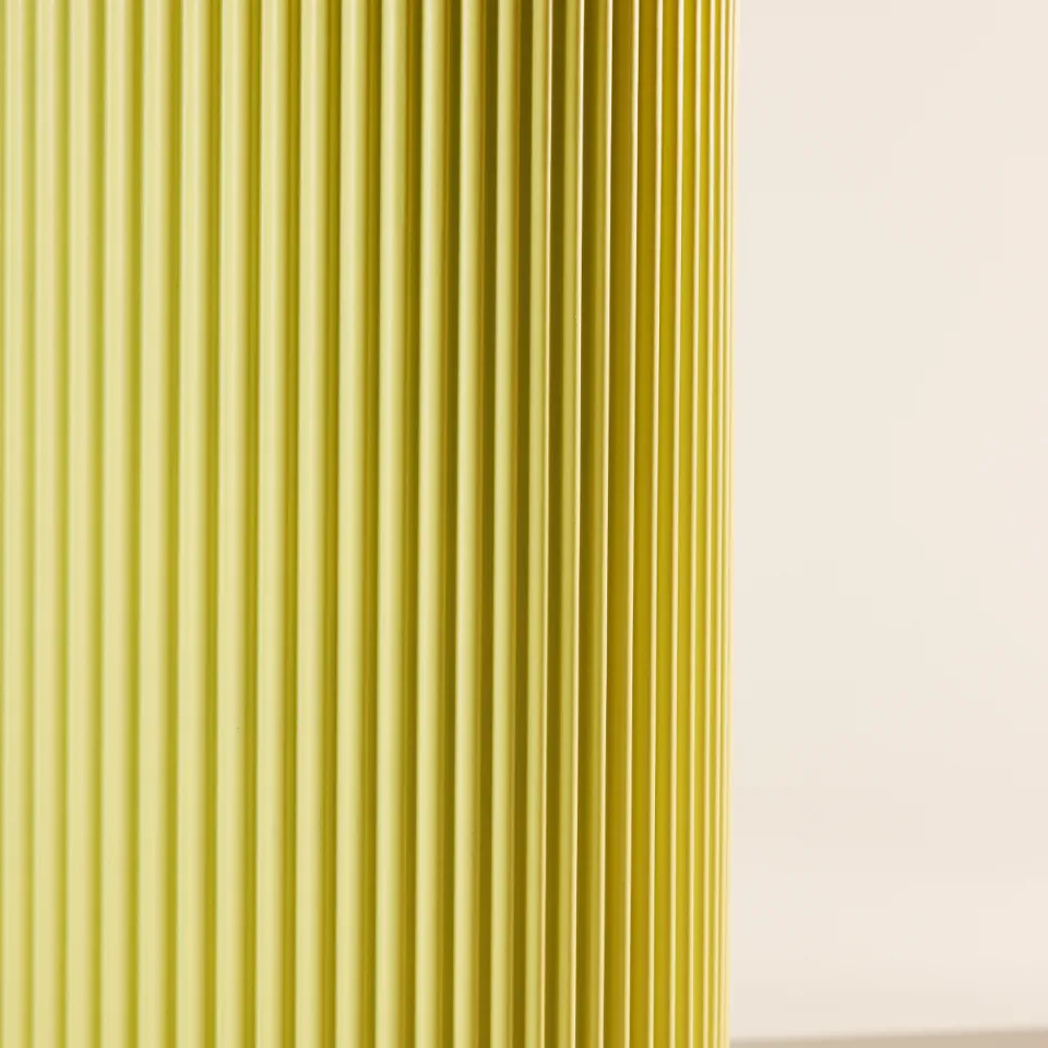 Nest living Asa houten bijzettafel geel - Ø 31 cm, foto 3