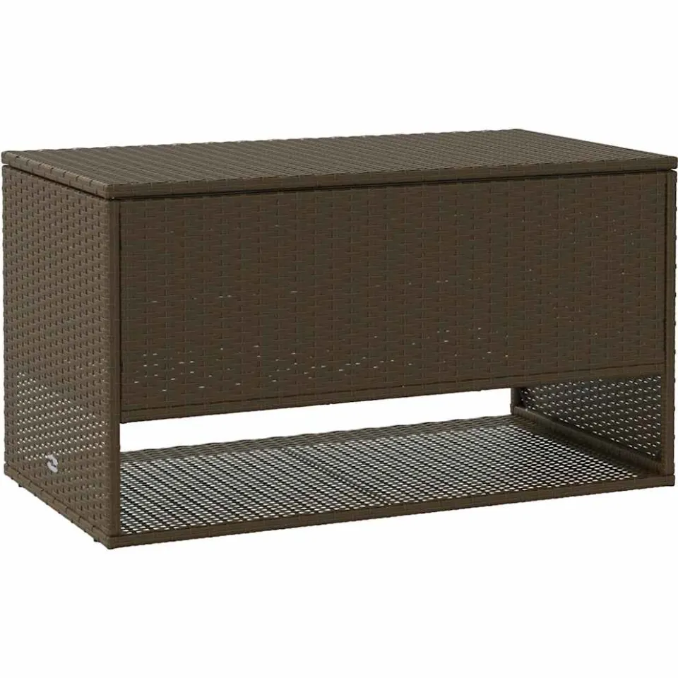 vidaXL Opbergbox voor buiten 100x55x55,5 cm poly rattan bruin, foto 3