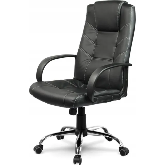Global Income Leren bureaufauteuil Sofotel EG-221 zwart