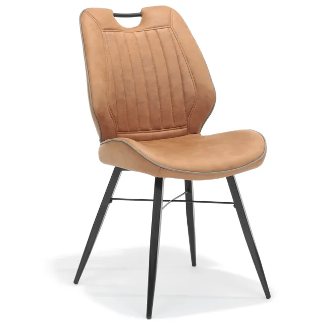 eetkamerstoel Olivier cognac Bruin