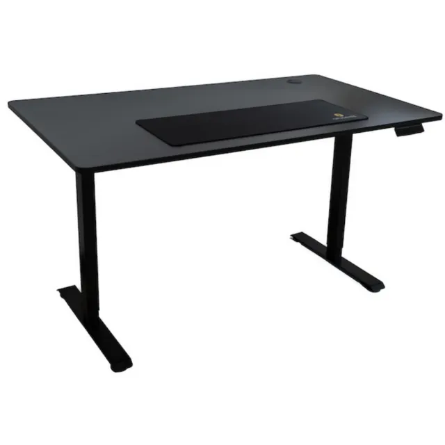 Opulenze Alto nero M – Elektrisch verstelbaar zit/sta-bureau – Zwart – 60×140 cm inclusief Mousepad