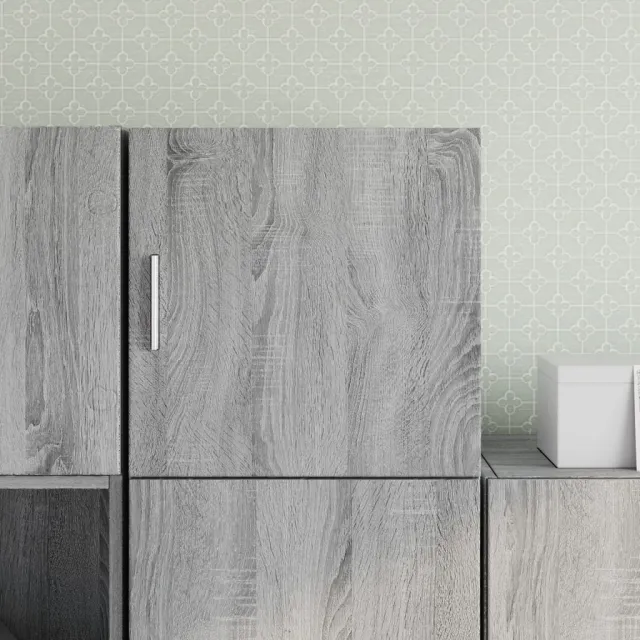 vidaXL Wandkast 40x42,5x40 cm bewerkt hout grijs sonoma, foto 4