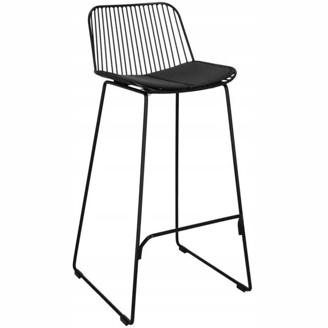 Design, Dill High barkruk zwart - Industrieel design voor uw keuken