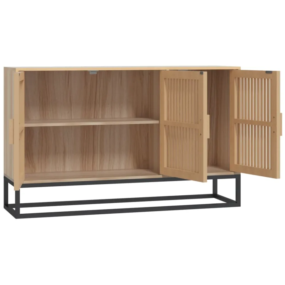 vidaXL Dressoir 105x30x65 cm bewerkt hout bruin, foto 4