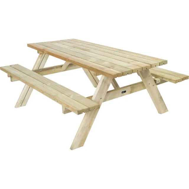 Axi Julie Picknicktafel van hout Klassiek 177 x 154 cm - Naturel