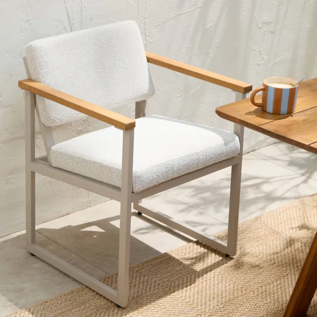 Studio LIVIT all weather tuinstoel Jacky beige, foto 2