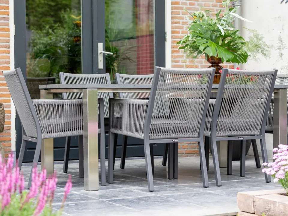 Manifesto Furniture Manifesto Rivola dining tuinstoel grijs, foto 3
