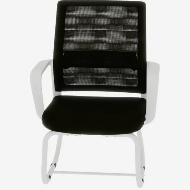 Rolipo Minimalist Modern - Bureaustoel - Metalen frame - Zacht comfort - Meerkleurig Zwart wit