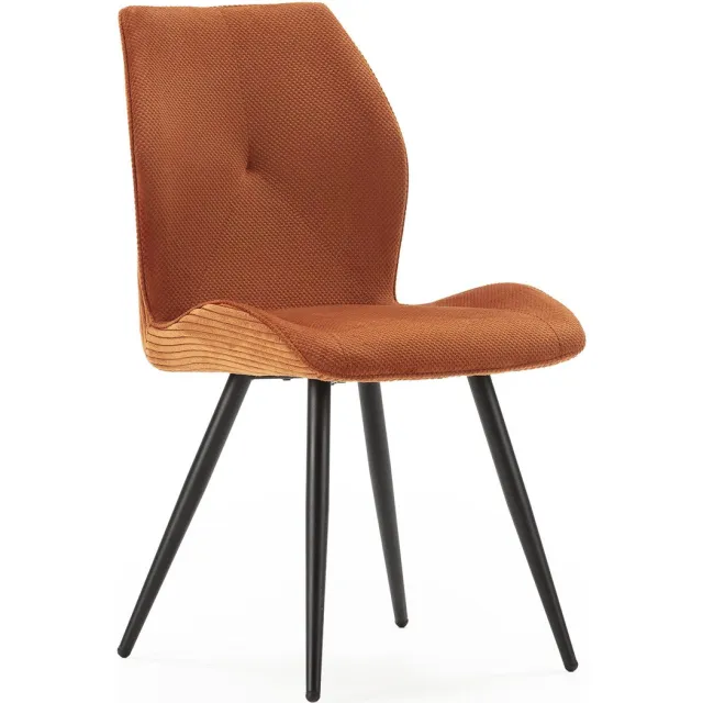 Marckeric Eetkamerstoel Adaya Brick - Giga Meubel - Set van 2 Rood