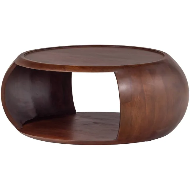 WOOOD Cole Salontafel - Mango Hout - Bruin - 36x72x72 brown