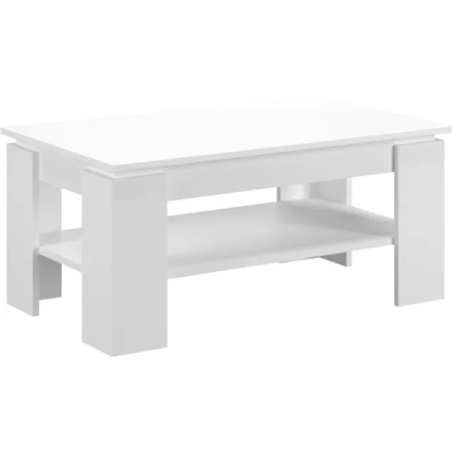 Xonox.Home Salontafel Titan - 100x60x45 Cm - Wit