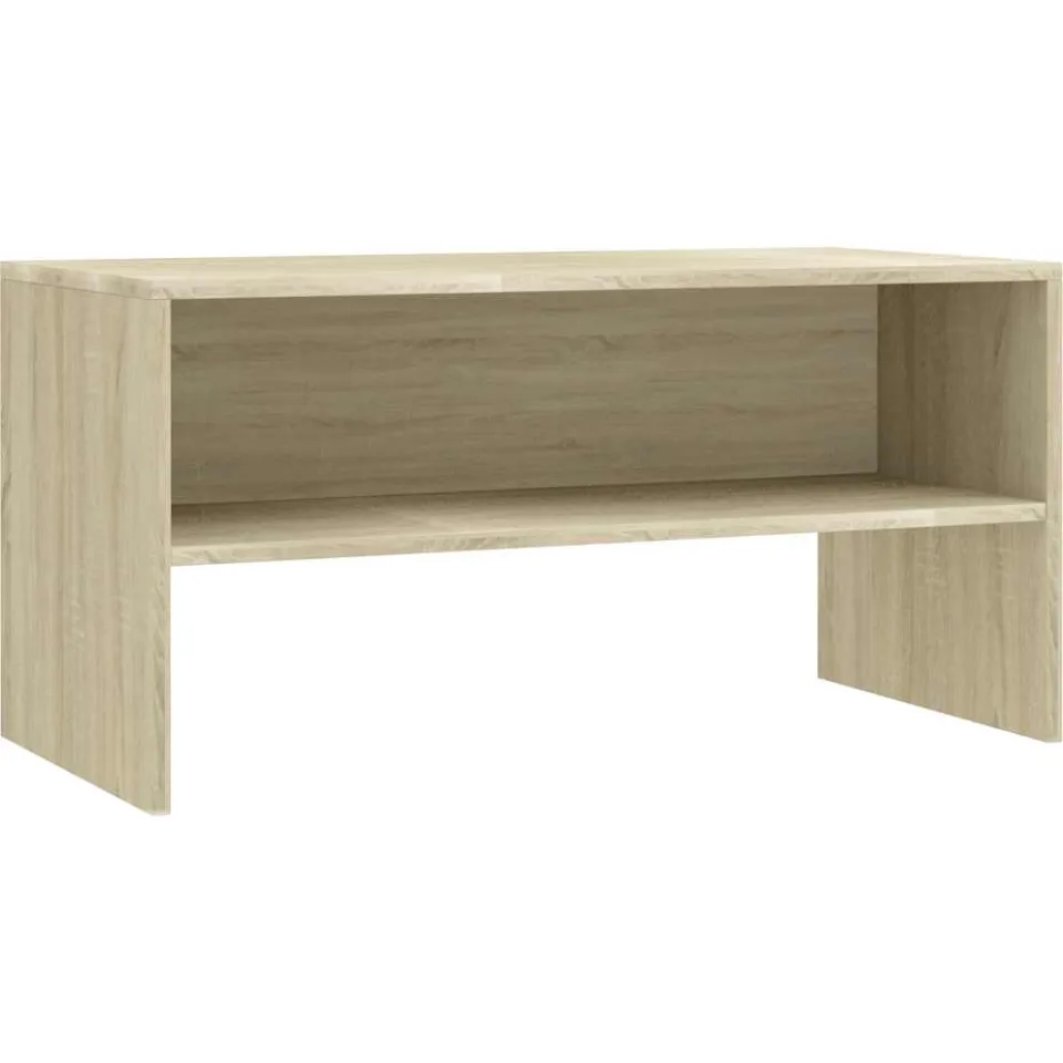 vidaXL Tv-meubel 80x40x40 cm bewerkt hout sonoma eikenkleurig, foto 3