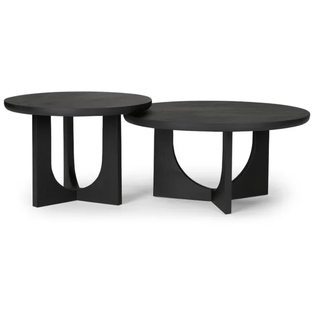 Starfurn Salontafel - Zwart - 80x80x40 cm