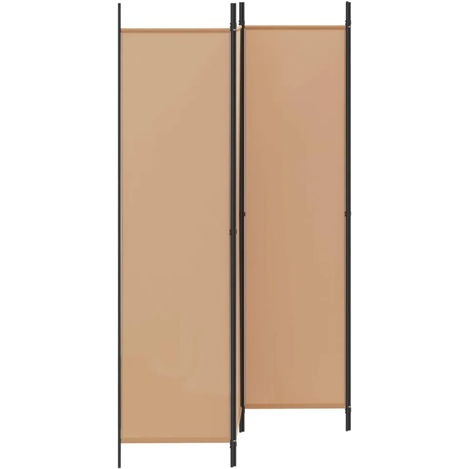 vidaXL Kamerverdeler polyester staal Beige