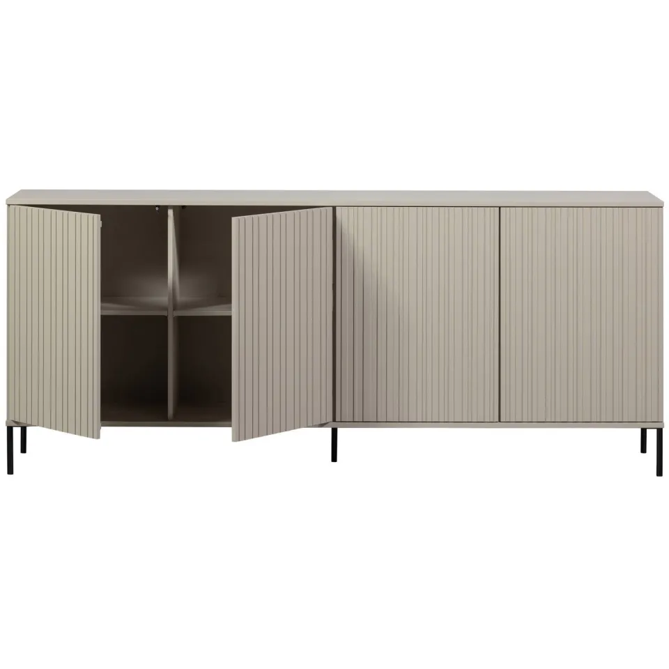 WOOOD New Gravure Dressoir - Essen - Espresso - 85x200x44, foto 3