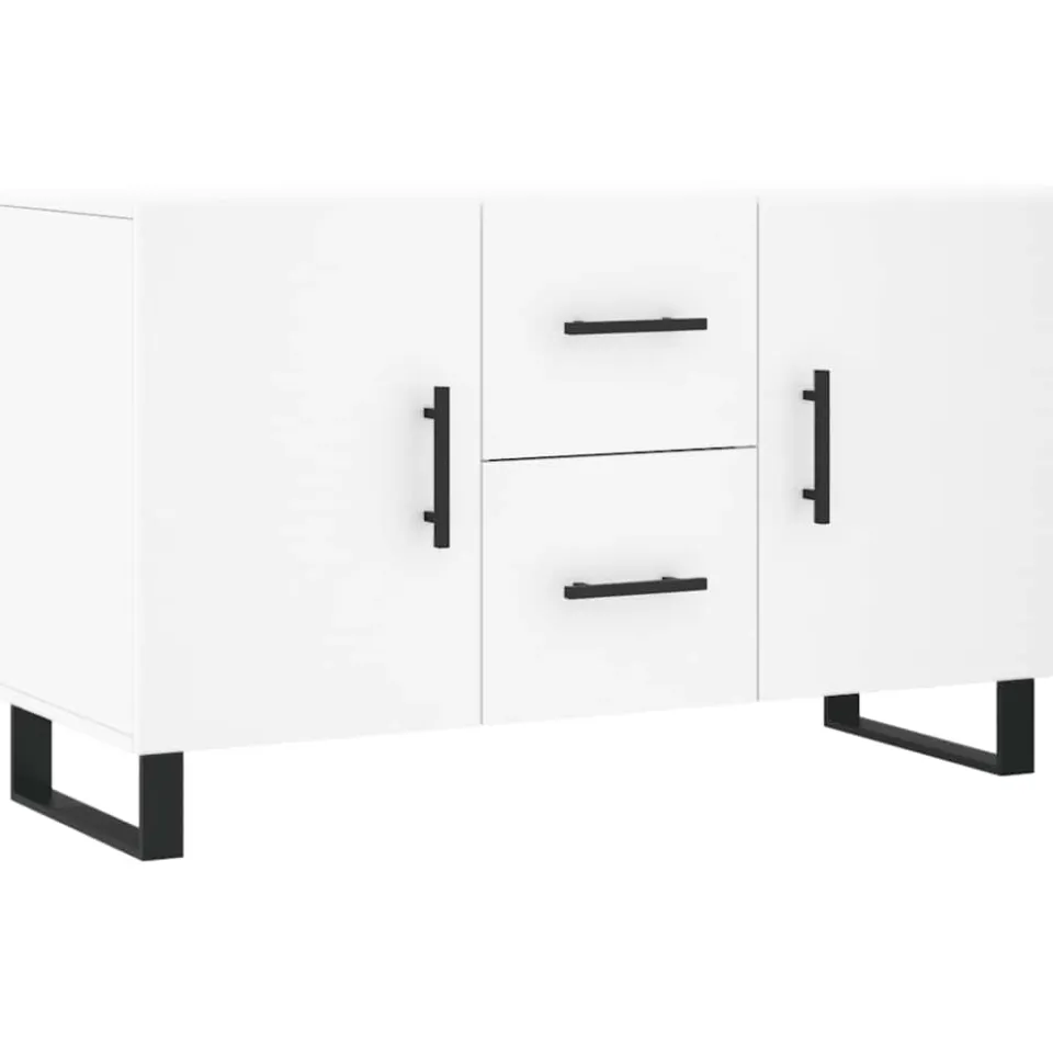 vidaXL Dressoir 100x36x60 cm bewerkt hout wit