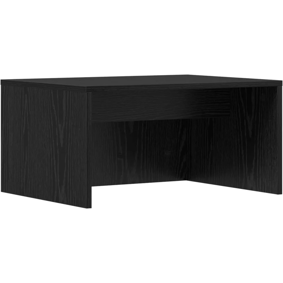 vidaXL Wandbureau Zwart Eiken Bewerkt hout 60 x 45 x 30 cm, foto 3