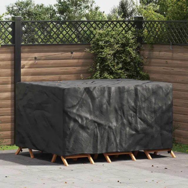 vidaXL Meubelhoes Effen Zwart 180 x 140 x 90 cm