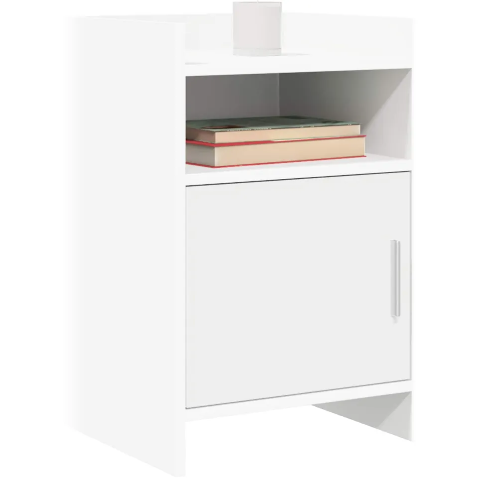 vidaXL Nachtkastjes 2 st Wit 40 x 36 x 60 cm Bewerkt hout