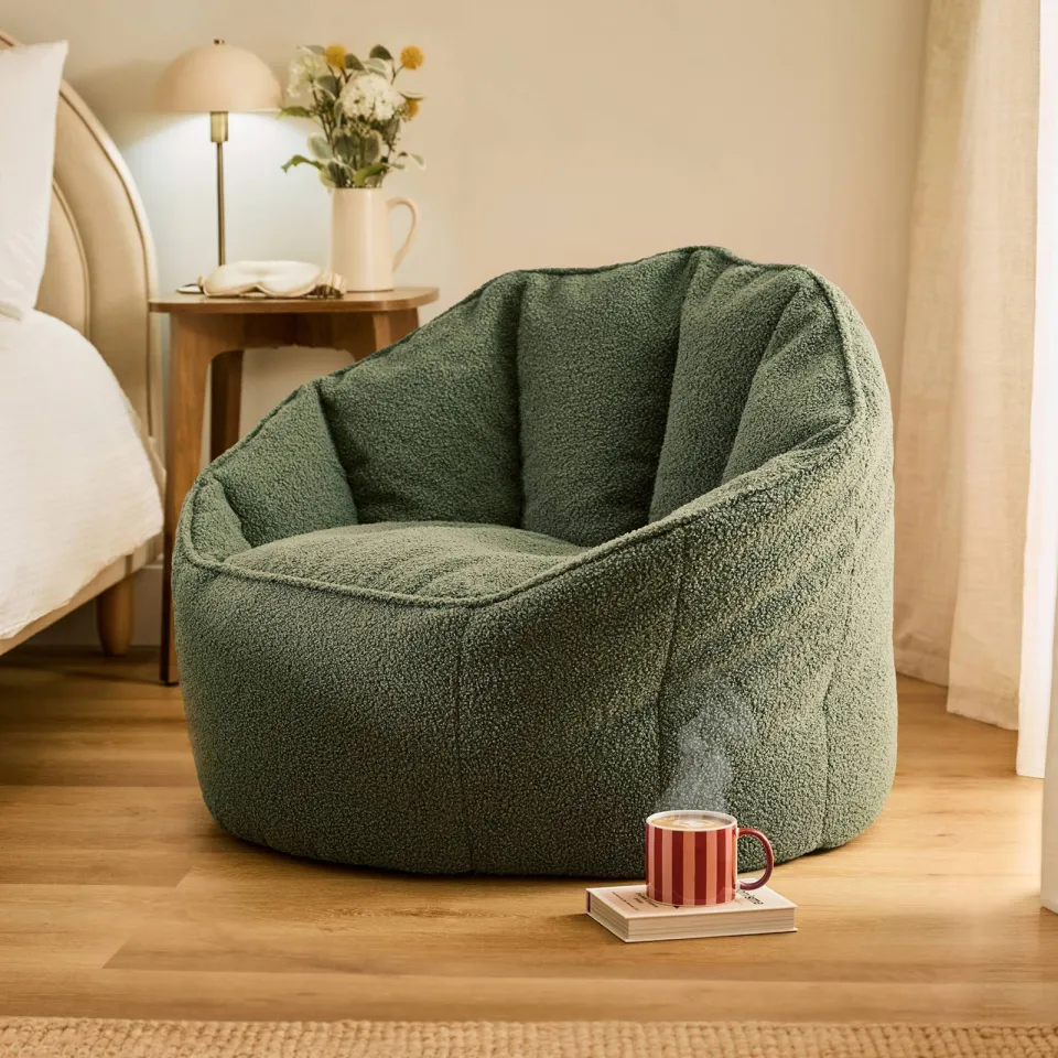 icon - Sirena Zitzak Fauteuil - Boucle - Olijfgroen, foto 5