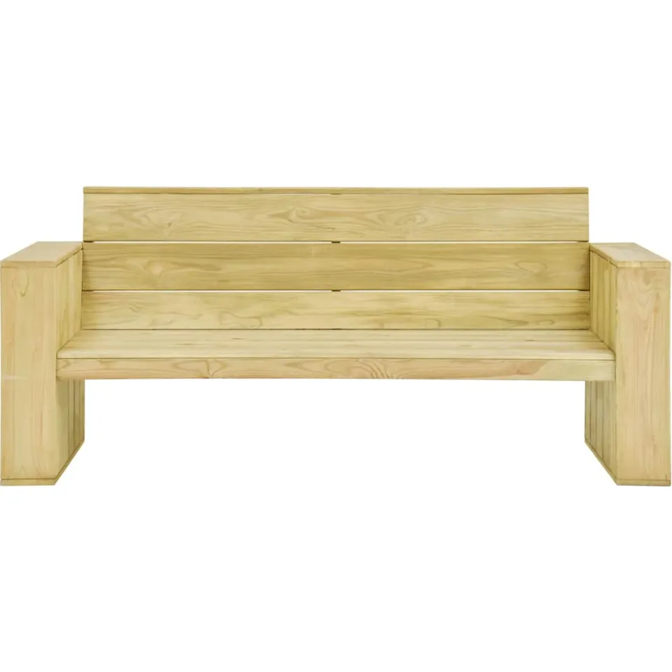 vidaXL 2-delige Loungeset geïmpregneerd grenenhout bruin, foto 4