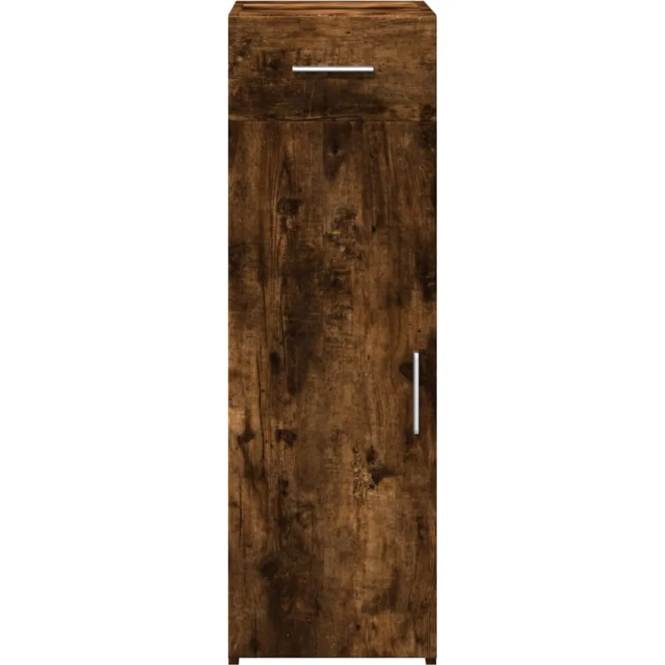 vidaXL Dressoir 30x42,5x93 cm bewerkt hout gerookt eikenkleurig, foto 4