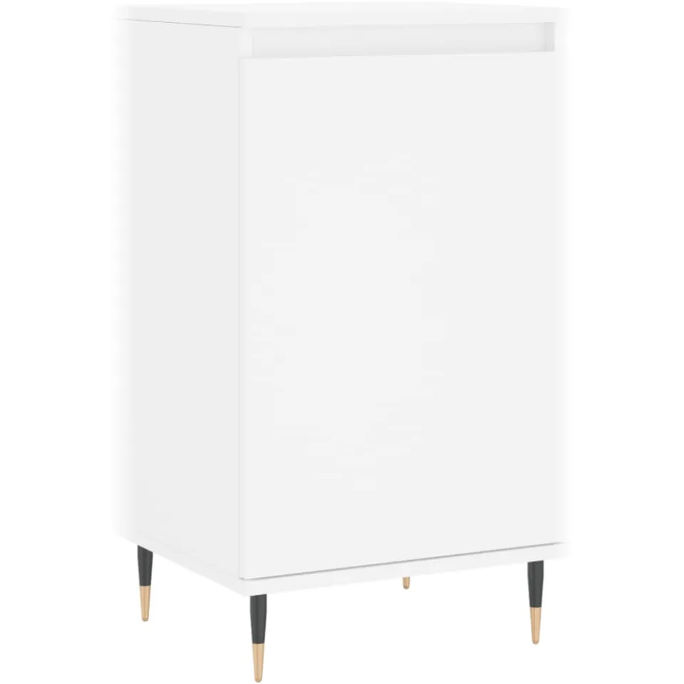 vidaXL Dressoir 40x35x70 cm bewerkt hout wit, foto 3