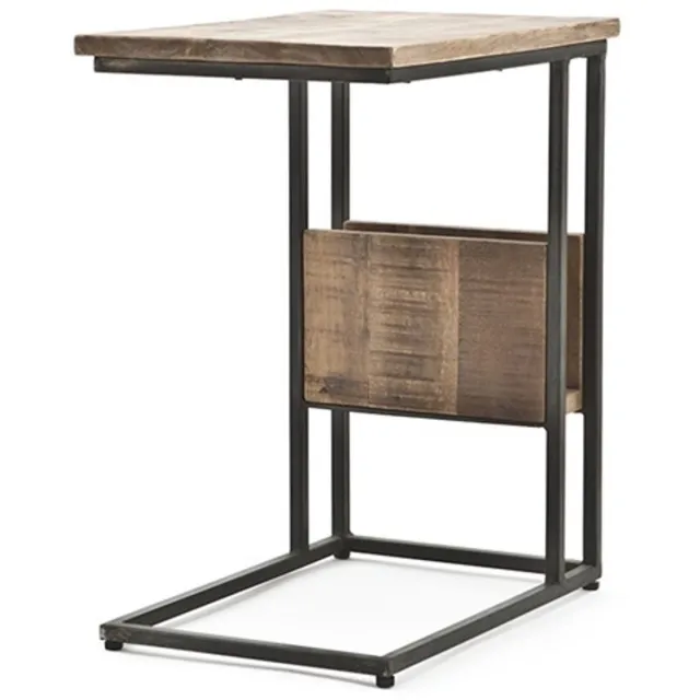 Damn Bijzetafel magazijnhouder zwart