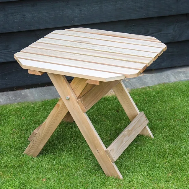 Canada Comfy Chair Originele Adirondack Side-Table Vierkante Bijzettafel | Red Cedar Hout | 95% voorgemonteerd | 10 jaar Garantie | Snel Thuisbezorgd Cederhout