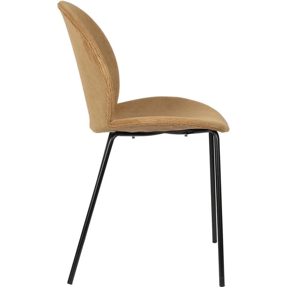Zuiver Bonnet eetkamerstoel oker, foto 5