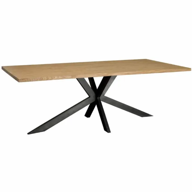Tower Living Eettafel Luna - Rechthoek Bruin Hout - 240x100x77cm
