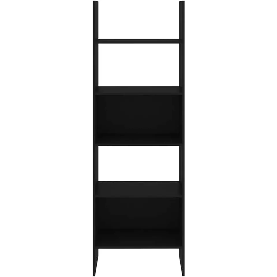 vidaXL Boekenkast 60x35x180 cm bewerkt hout zwart, foto 4