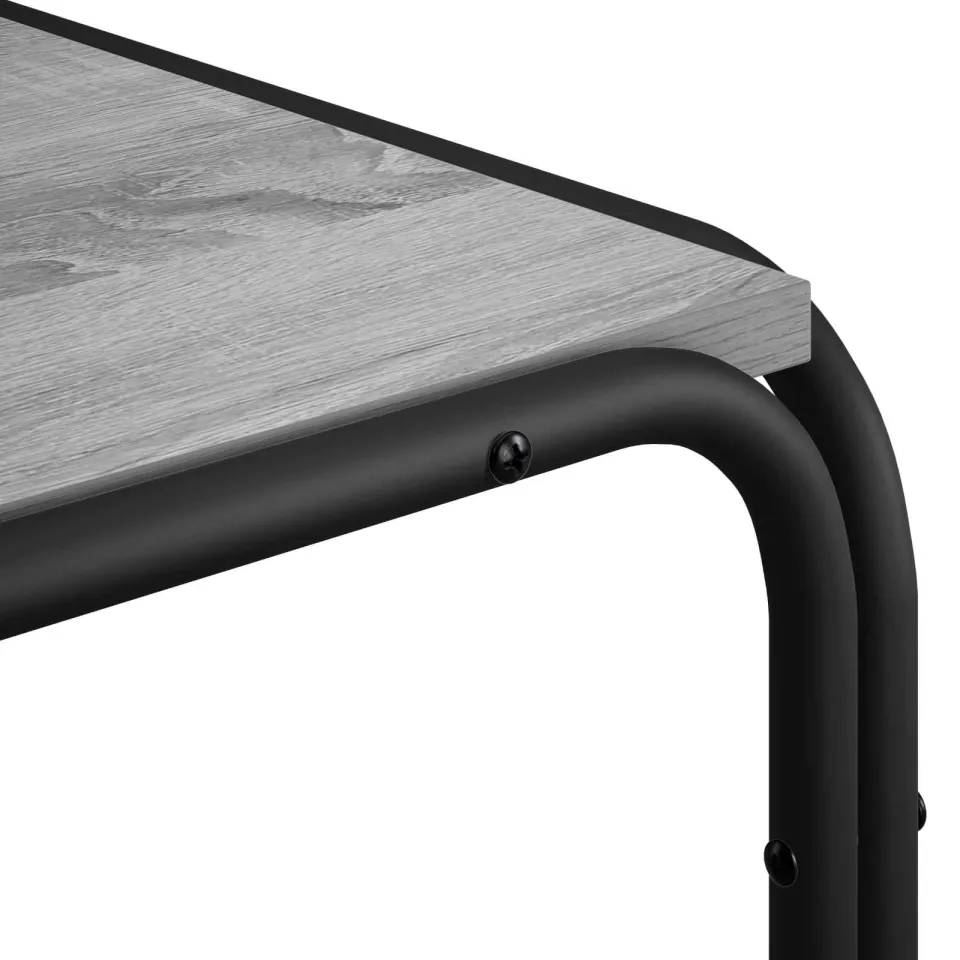 vidaXL Bijzettafel Grijs Sonoma 100 x 50 x 46 cm Bewerkt hout, foto 4
