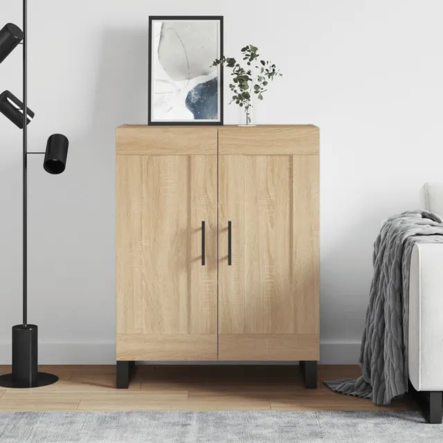 vidaXL Dressoir 69,5x34x90 cm bewerkt hout sonoma eikenkleurig, foto 2