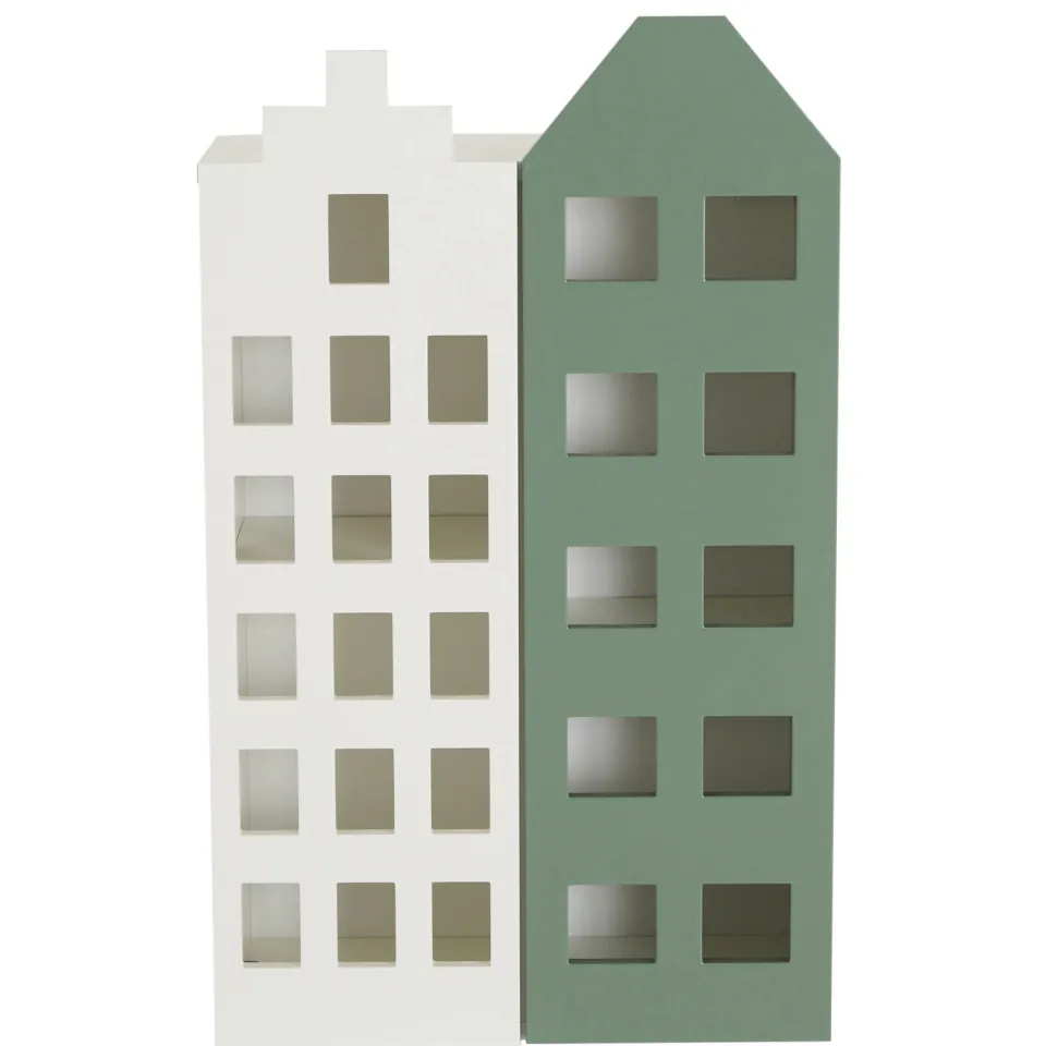 NOUS Kids opbergkastje Amsterdam wit Wit/Groen