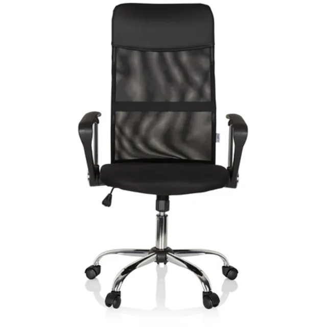 hjh office Bureaustoel PURE NET Netstof/PU, zwart hjh OFFICE