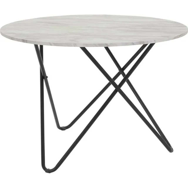 I.T.T. Notio Living-Jonas-Eettafel - Marmerlook Wit