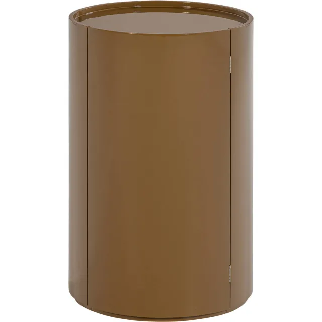 WOOOD Sera ronde kast hoogglans honinggeel honey yellow