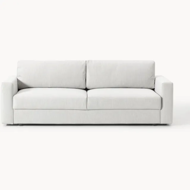 Westwing Collection Slaapbank Tasha (3-zits) met opbergruimte Grijs