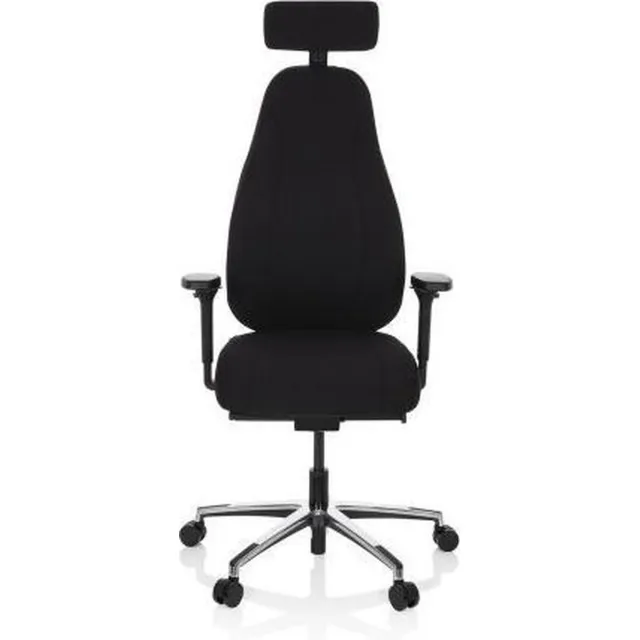 hjh office Resistio - High end bureaustoel - Zwart - Stof