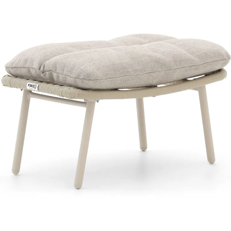 Forza Furniture Forza Marradi lounge tuinstoel met voetenbank taupe, foto 3