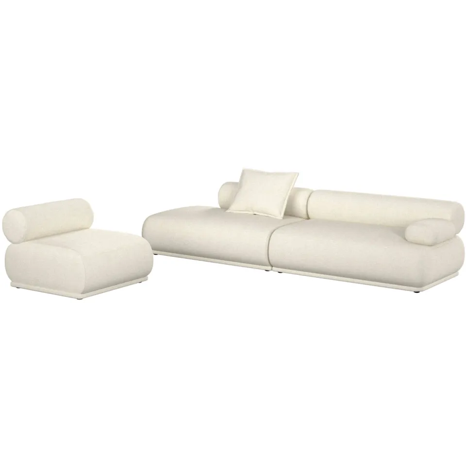 Zuiver Rembrandt 4-zitsbank links beige, foto 3