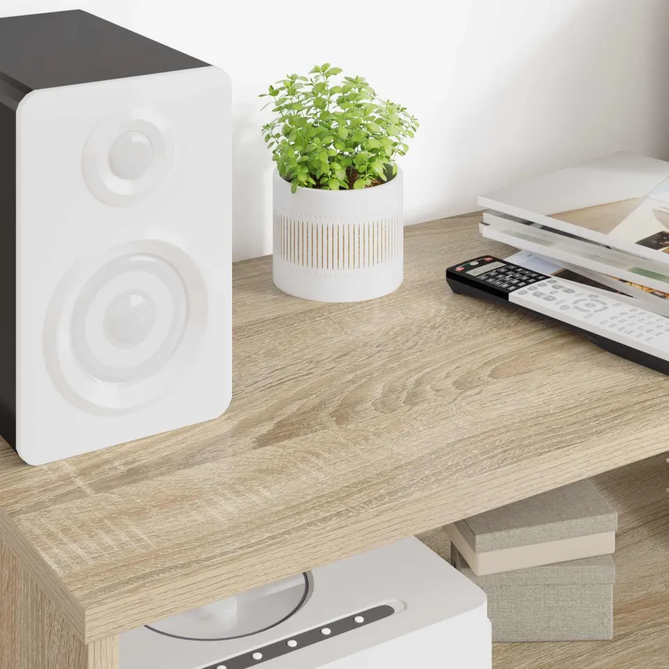 vidaXL TV-kast 80 x 35 x 40 cm Sonoma Eiken Bewerkt hout, foto 4