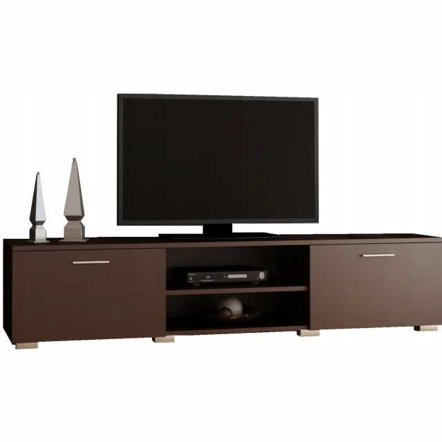 Per La Vita Roma Serie - Tv-meubel - Wengékleur - 150 cm Wengé;Wit