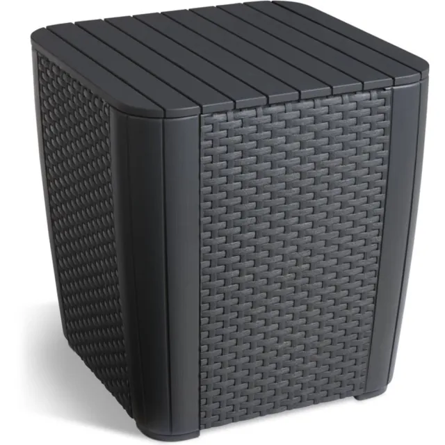 Keter Luzon Opbergtafel - 39x39x43cm - Grafiet