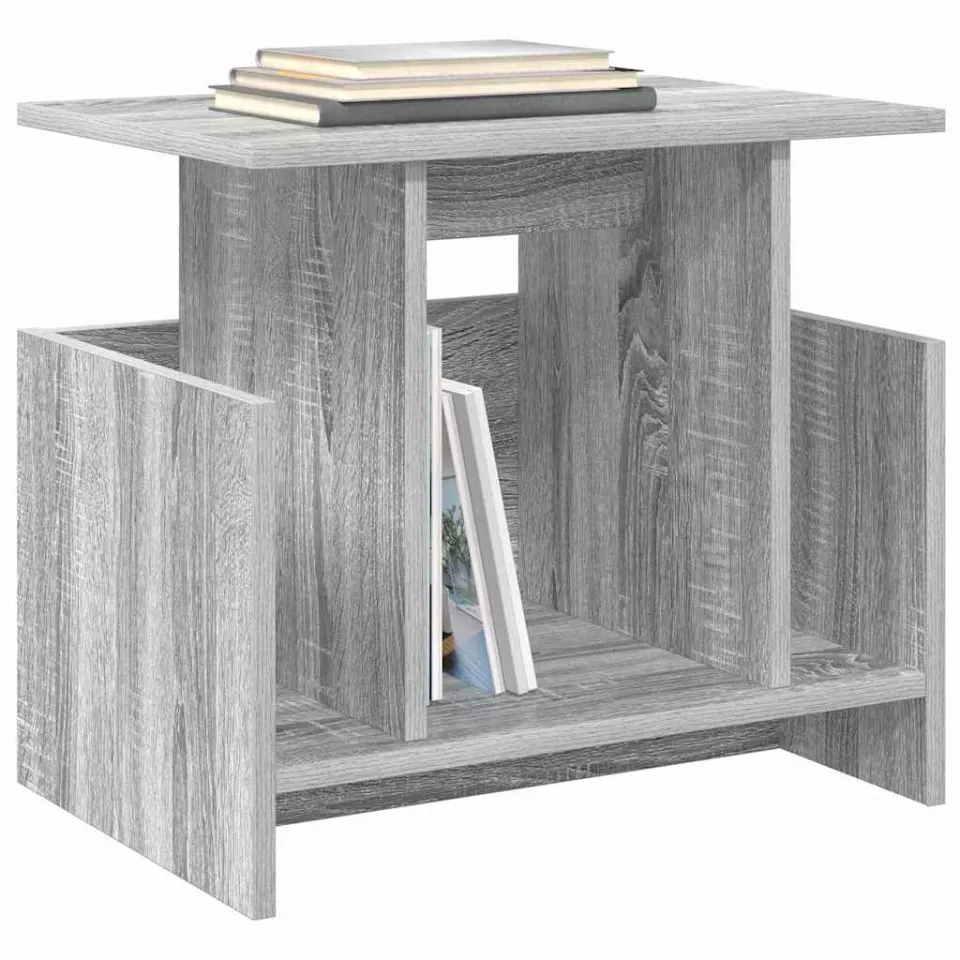 vidaXL TV-standaard 50 x 35 x 45 cm Grijs Sonoma Bewerkt hout, foto 2