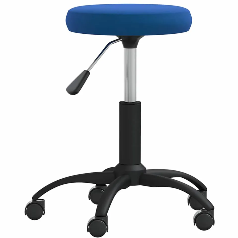 vidaXL Eetkamerstoel fluweel blauw, foto 2