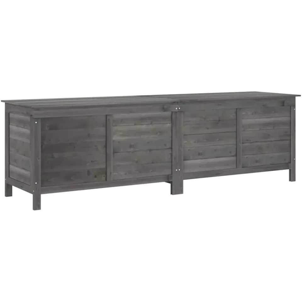 vidaXL Tuinbox 198,5x50x56,5 cm massief vurenhout antracietkleurig, foto 3