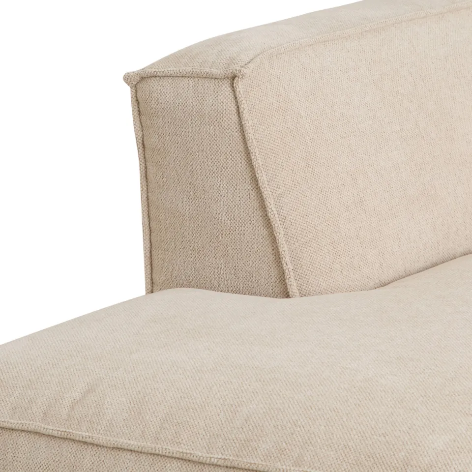 NOUS Living hoekbank met ronde hoek Newton - beige, foto 4